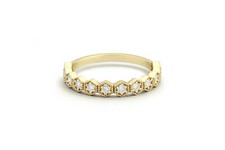 Diamant memory goldring 12 - ,