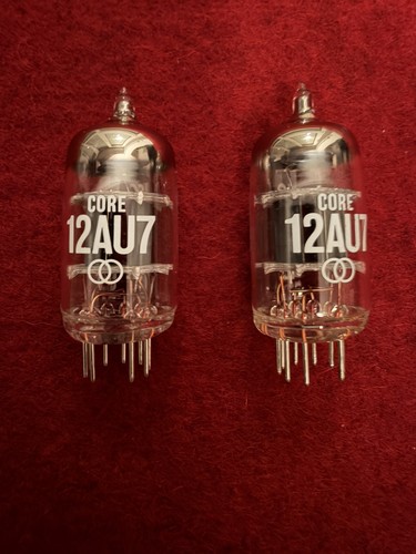 Paar ray tubes 12au7 - 12au7, ecc82