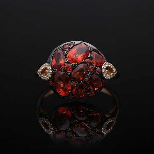 Brillanten saphir ring ct - brillanten, 2,84