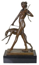 Bronzefigur Göttin Diana