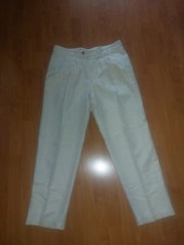 BRAX Naturale Hose Gr. 25 50  Creme Leinen Neuw