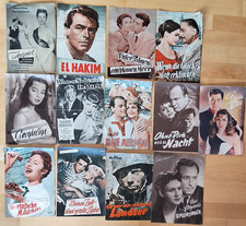 Sortiment alte Filmprogramme