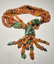 alte Kette mit Koralle Türkis