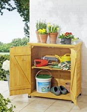 Gartenschrank und Gerätesschrank, Gartenhaus großer Pflanztisch verzinkte Fläche