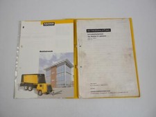 Kaeser Mobilair 51 Schraubenkompressor Bedienungsanleitung Wartung 1998