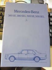 Original Mercedes Prospekt 380SE 380SEL 500SE 500SEL W126 Oldtimer Daimler Benz
