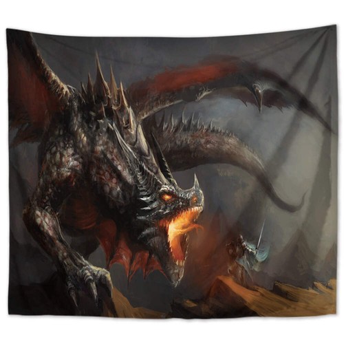 Wandbehang drache 200 150 - wandbehang, cm