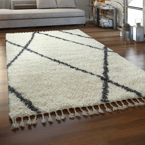 Hochflor teppich beige - teppich,