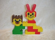 Lego Duplo Set Nr. 1594 "Hase und Bär" von 1992   -  " Rabbit and Bear Friend "