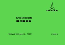 Ersatzteilkatalog Deutz D3006