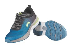 CRIVIT Damen Laufschuhe mit Textilfutter Sportschuhe Sneaker Schwarz / Blau NEU