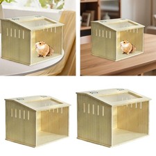 Hamsterkäfig aus Holz, Hamsterzuchtkäfig, Kleintierkäfig, Nest für