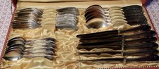 Silberbesteck Set mit Beststeckkasten 6 Personen