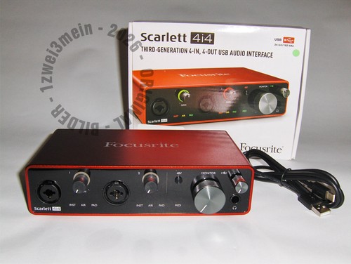 Focusrite scarlett 4i4 gen - scarlett, 3.