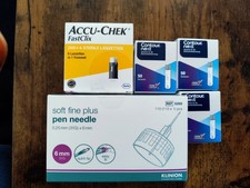 150 Contour Next Sensoren Neu & Softfine plus 6mm , Accu-Chek Fast Clix 31.12.26