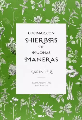 Cocinar con hierbas muchas - cocinar, de