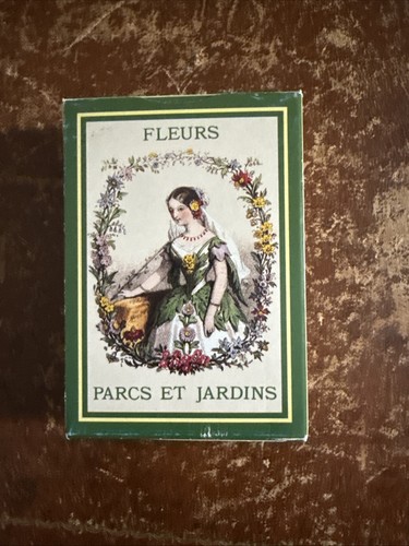 Antikes kartenspiel flowers - antikes,
