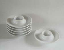 6 Eierbecher  Seltmann Weiden Dekor Reliefrand