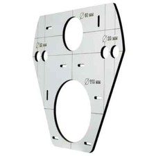 Bohrschablone für Wand-WC Vorlage Muster Lochmarkierung Rahmen geberit WC SENDI