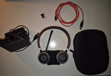 Jabra Evolve 65 Headset Set mit Ladestation & Zubehör *volle Funktion wie neu**