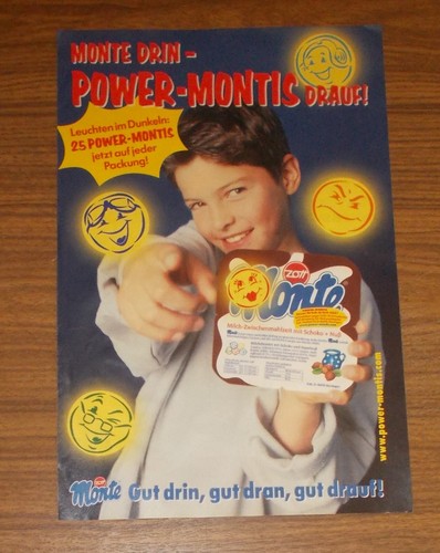 Seltene werbung zott monte - werbung,