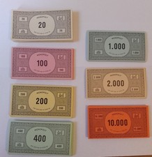 Monopoly Spielmark Geldscheine