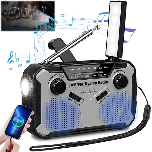 Kurbelradio 2500mah solar - 2500mah,