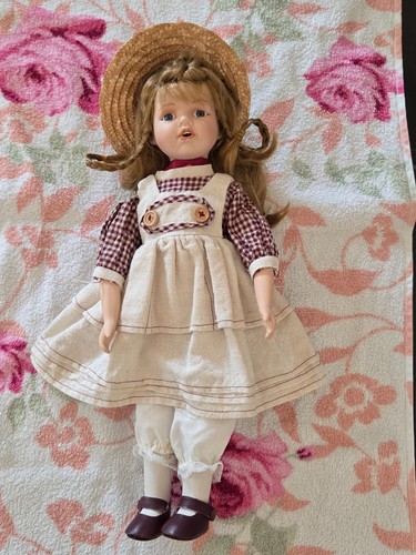 Vintage porzellan sammlerpuppe - vintage,