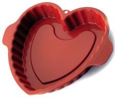 Silikonbackform Herzform