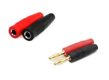 ✅ 4 x SET Bananenbuchse 4mm