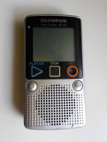 Olympus note corder 20 - corder, dp-20