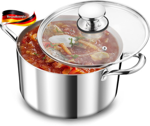 Kochtopf aus edelstahl 3l - kochtopf, 3,3l