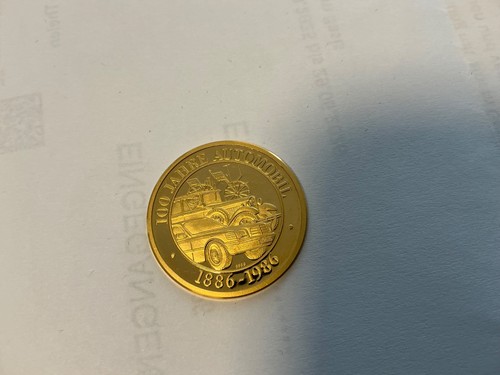 Goldmedaille feingold - goldmedaille, 9,8