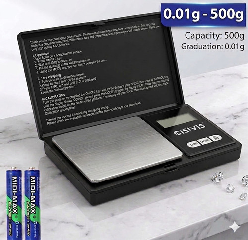 01g 500g digitale - 0.01g,