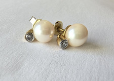 Goldene Ohrringe 585 mit