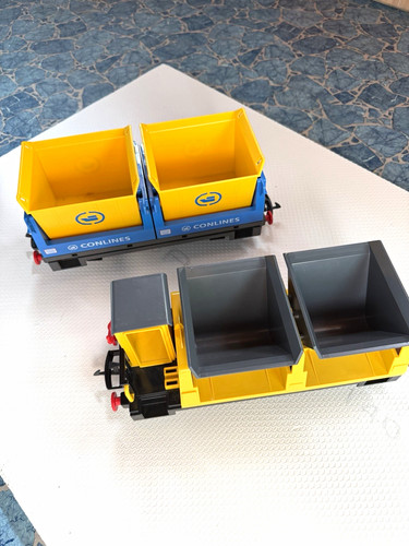Playmobil eisenbahn waggons - playmobil, eisenbahn-waggons