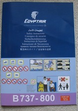 **SAFETY CARD -  EGYPTAIR  B737 - 800**