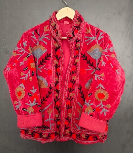 Handgefertigte bestickte jacke - bestickte,