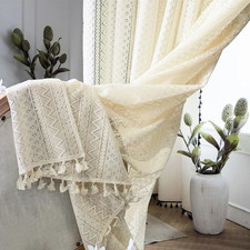 Boho Vintage Häkel Gardinen