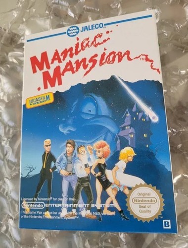 Maniac mansion nintendo - mansion, nes
