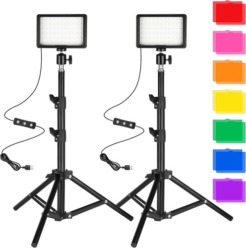 Led fotolicht 2er pack - led-fotolicht, dimmbar