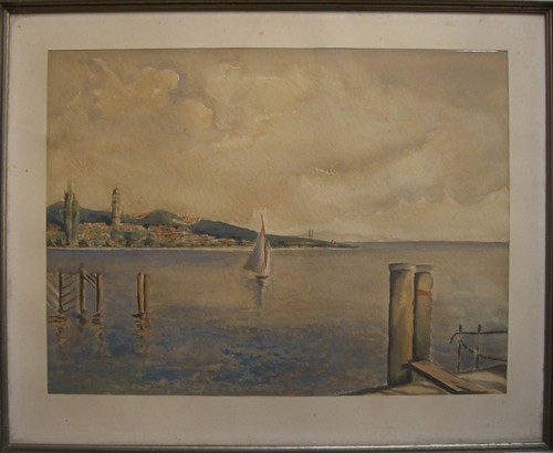 Aquarell see seeansicht - ::aquarell,
