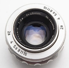 Steinheil München Cassarit 1:2.8 2.8 45mm - Braun Paxette - M39 Gewinde