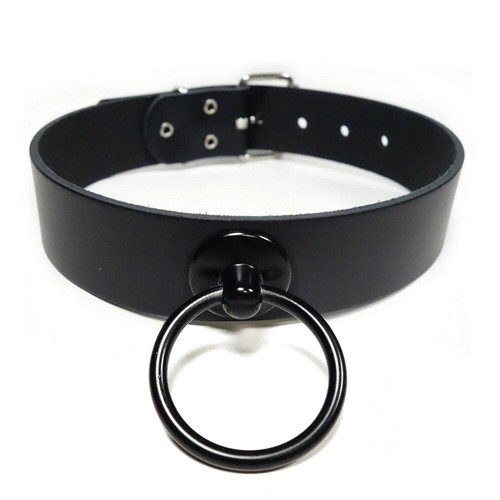 Halsband choker mit ring - halsband,