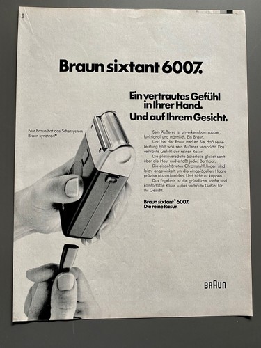 Braun sixtant 6007