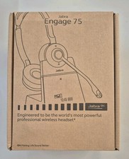 Jabra Engage 75 SE Drahtloses Stereo Headset für professionelle Anrufe DECT-NEU 