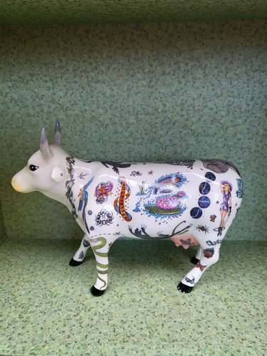 Cow parade 6019 tattooed - tattooed,
