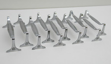 10 Messerbänkchen Messerbank Messerbänke Alpacca Chrom Jugenstil antik ║D58