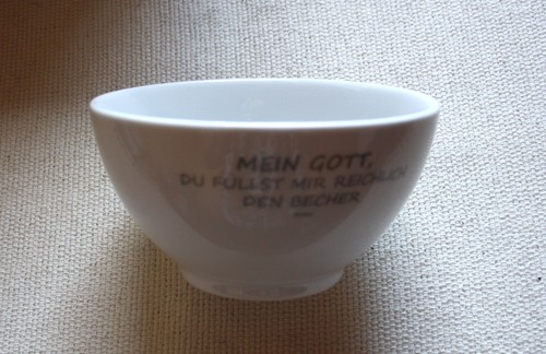 Schale müslischale mein gott - schale,