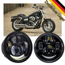 4.65" LED Scheinwerfer DRL High Low Beam Für 2008-2016 Harley Dyna Fat Bob FXDF